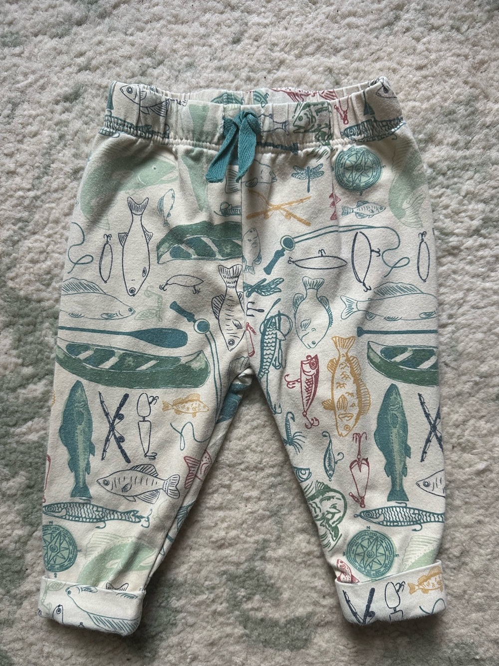 Mud Pie 0-3 Months Fishing Pants